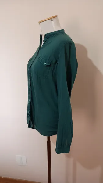 camisa zara de viscose