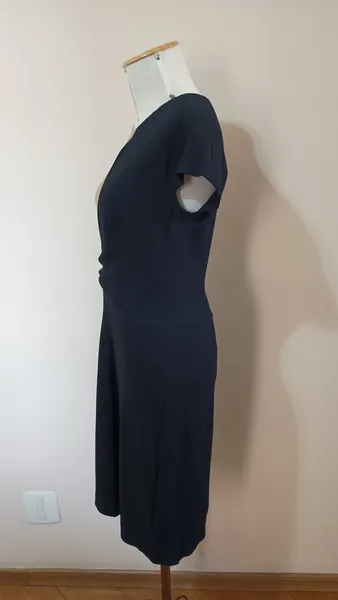 vestido midi bicolor Fit
