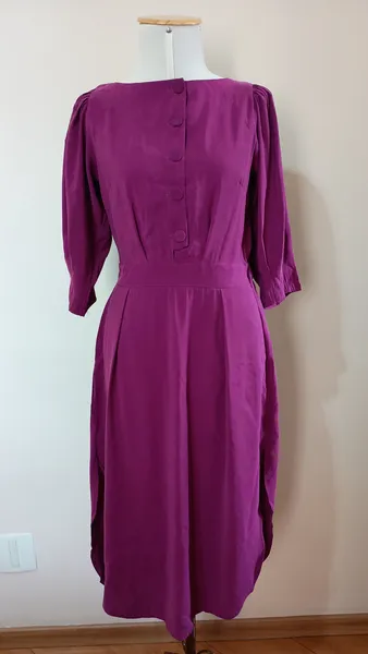 vestido midi ave rara