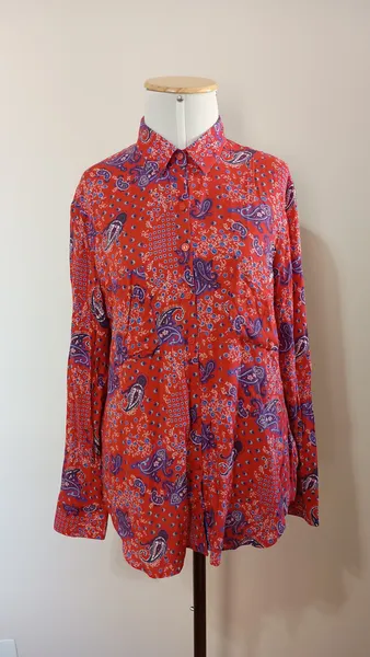camisa em viscose Dudalina