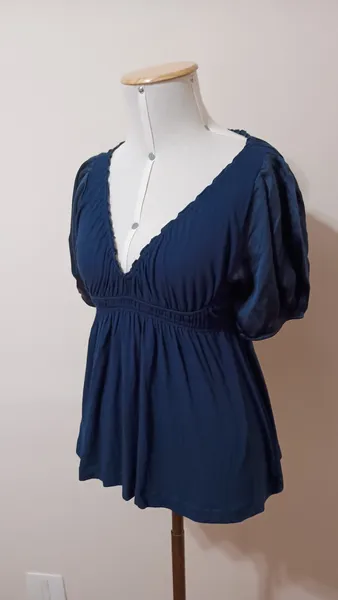 blusa de viscose e seda Forum