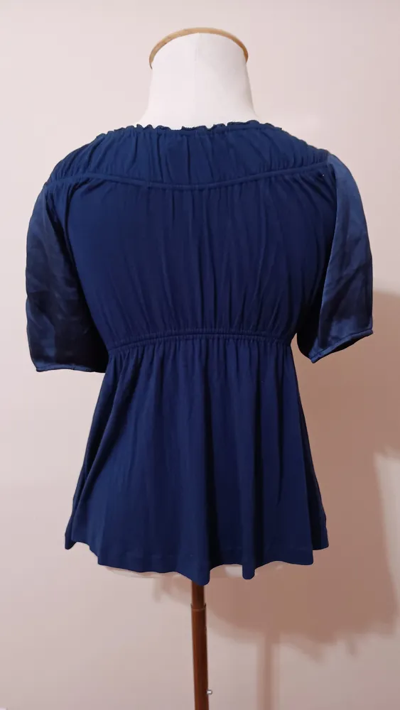 blusa de viscose e seda Forum