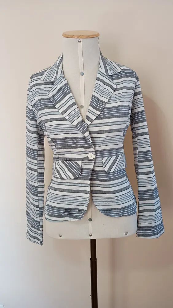 Blazer listrado Collins