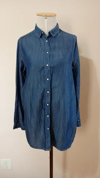 Camisão estilo jeans