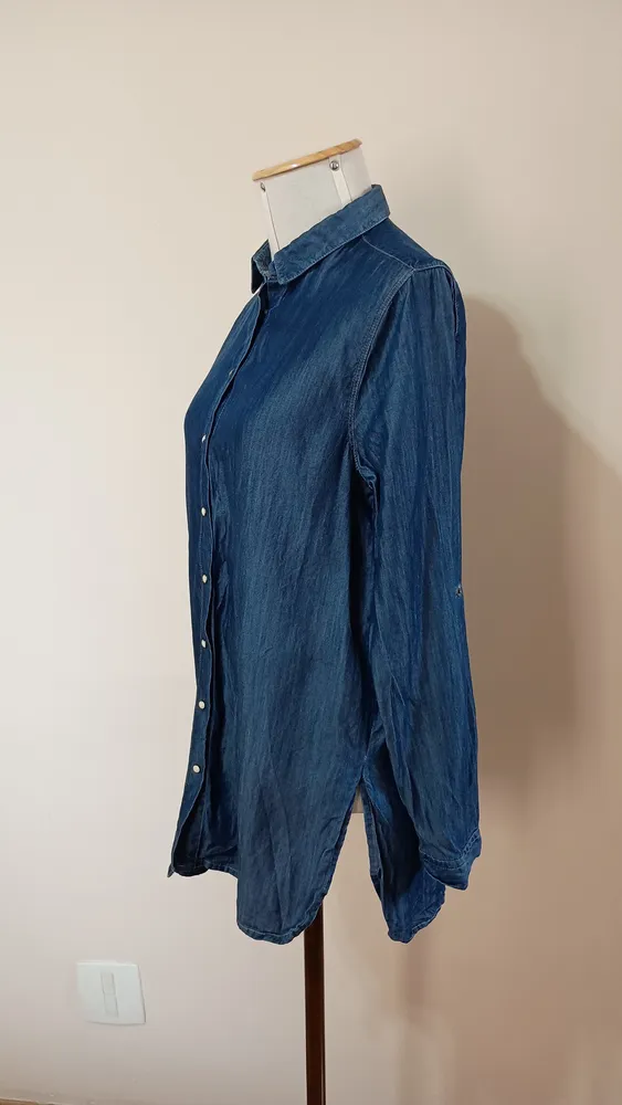 Camisão estilo jeans