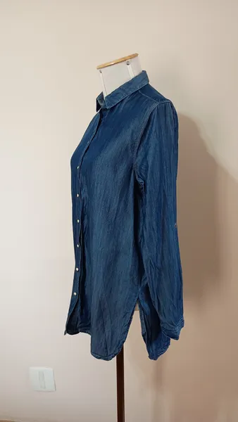 Camisão estilo jeans