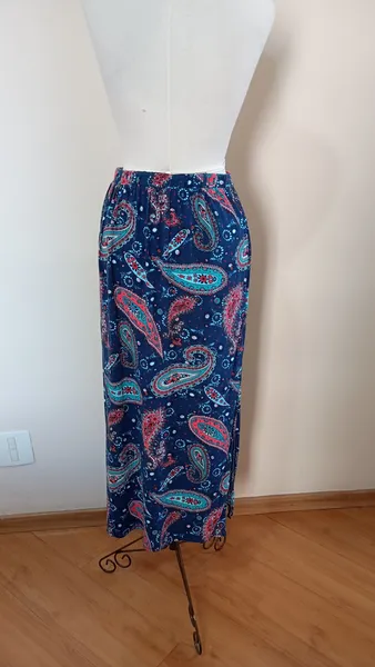 Saia longa em viscose