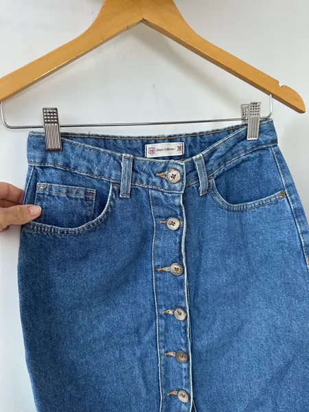 saia jeans denin colection tam 36