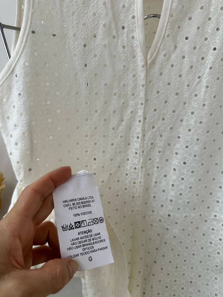 Blusa nova em algodao tam G