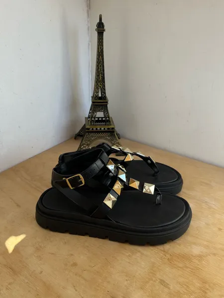 Sandalia feminina moleca modelo flat nova tam 36