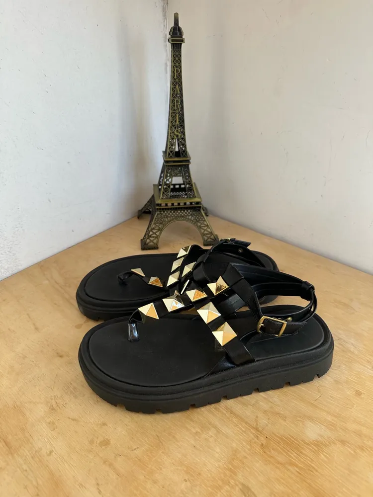 Sandalia feminina moleca modelo flat nova tam 36