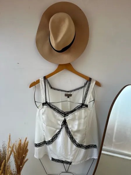 Blusa feminina organza da hendbook tam 38