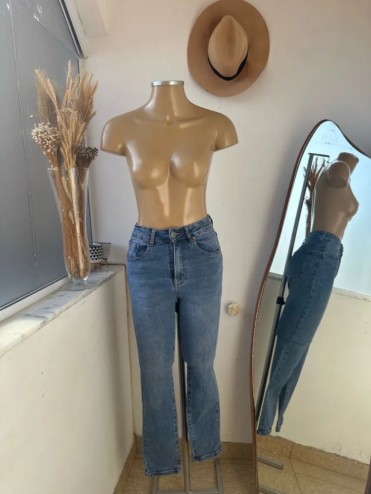 Calça jeans high 90s tam 36