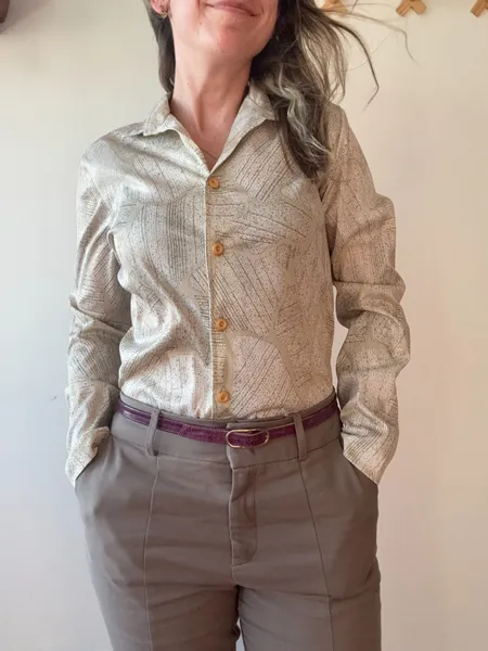 Camisa estampada vintage