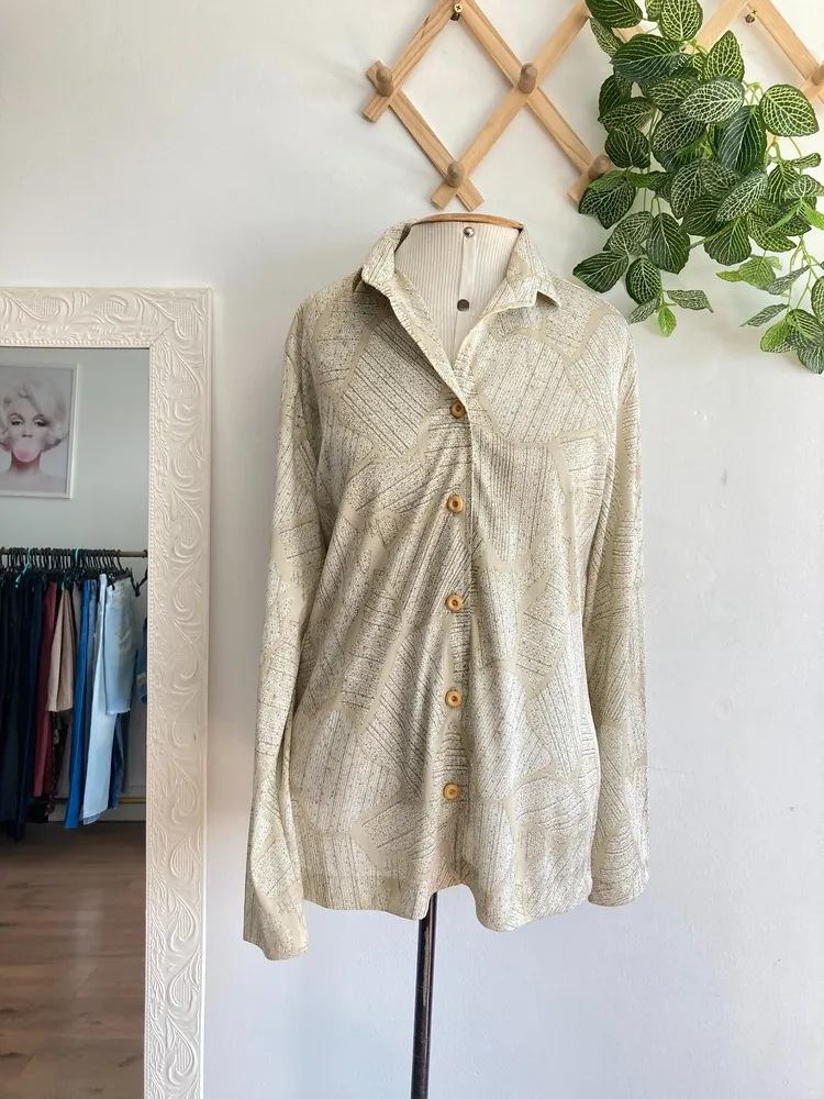 Camisa estampada vintage