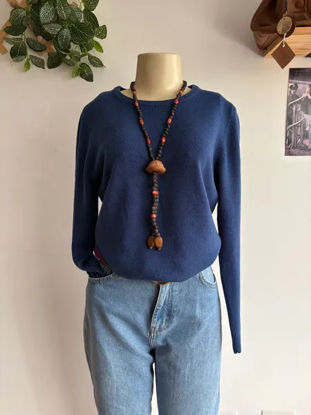 Suéter azul Cortelle