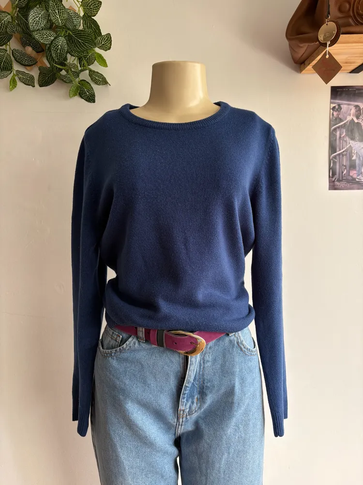 Suéter azul Cortelle
