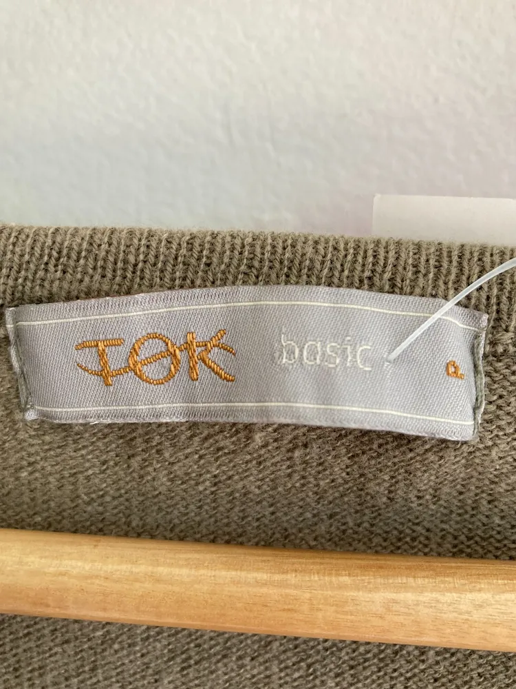 Cardigan verde TOK