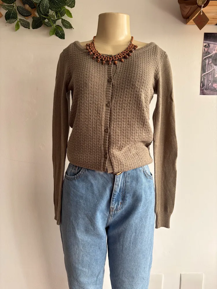 Cardigan verde TOK
