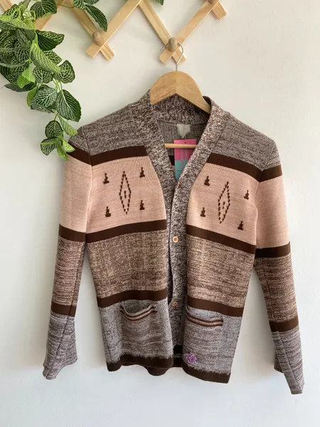 cardigan estampado