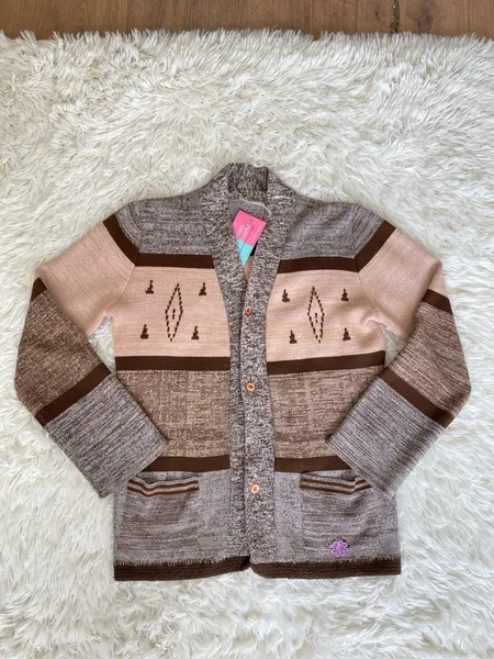 cardigan estampado