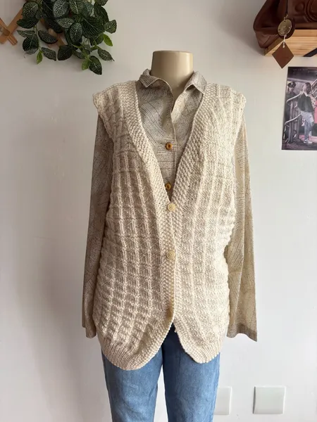 colete em tricot