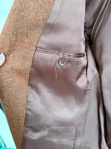 Blazer marrom masculino vintage