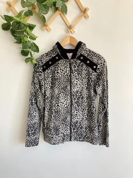 Casaco animal print