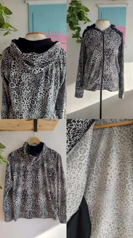Casaco animal print