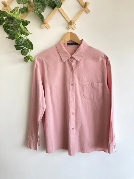 Camisa rosa social