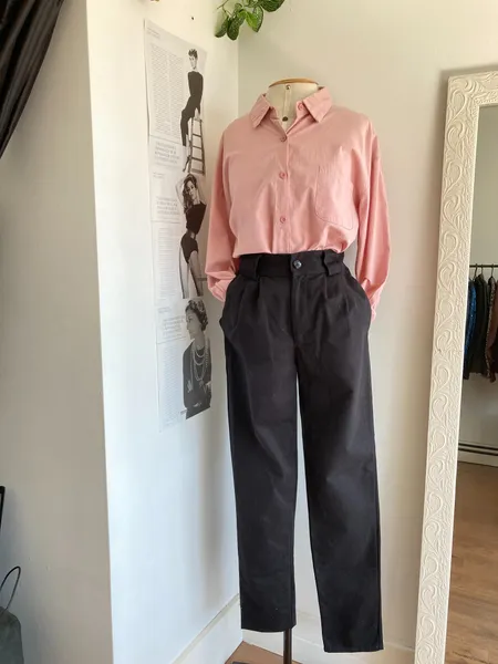 Camisa rosa social