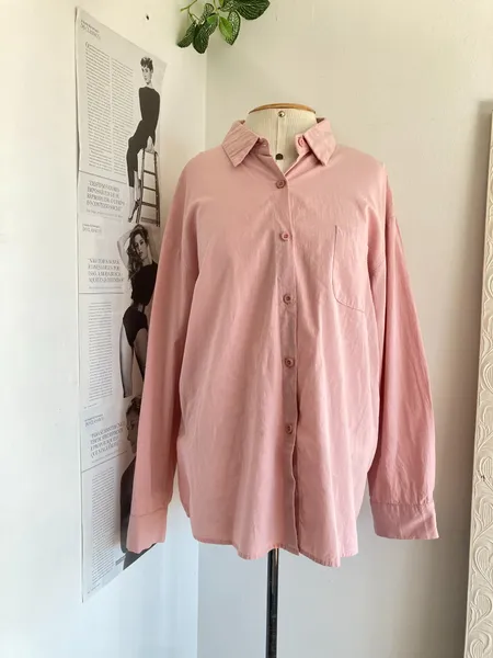 Camisa rosa social