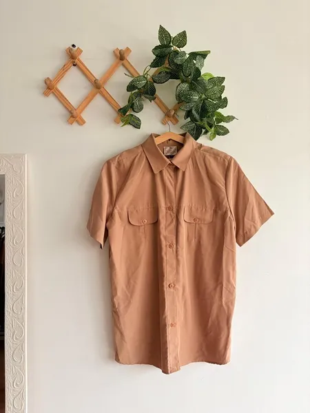 Camisa vintage terracota claro