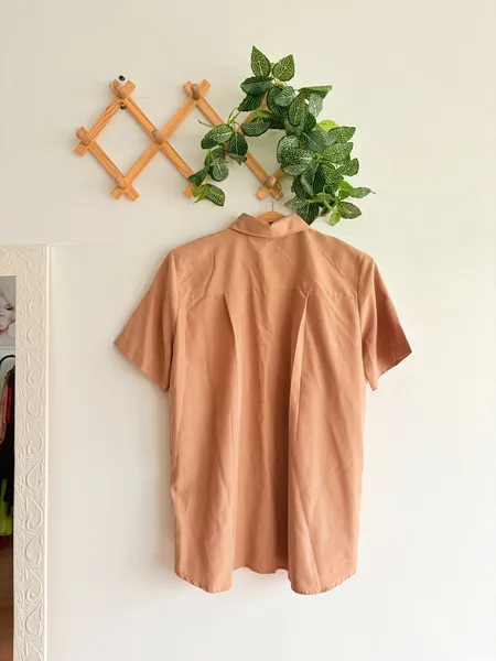 Camisa vintage terracota claro