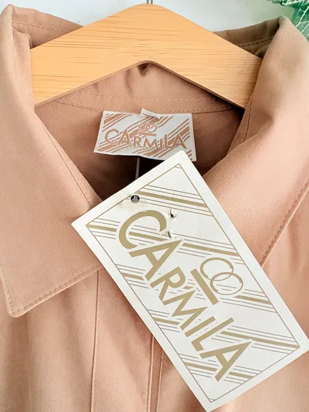 Camisa vintage terracota claro