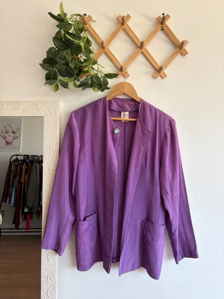 Blazer lilás vintage