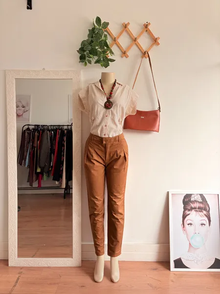 Calça marrom