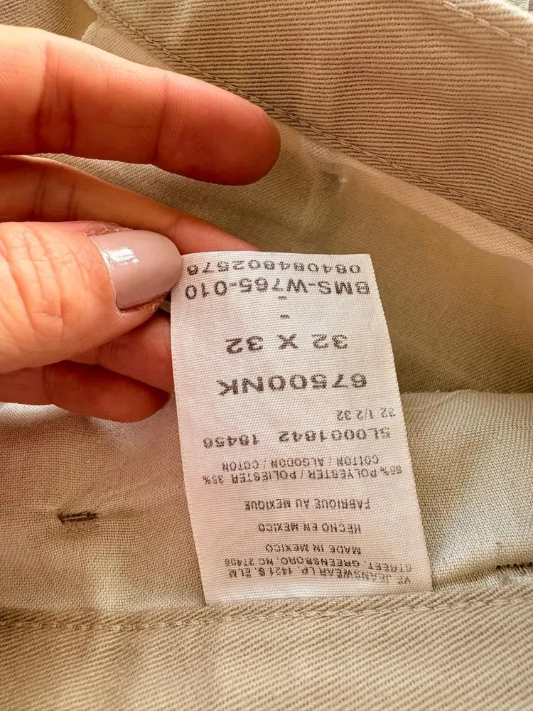 Calça social bege masculina