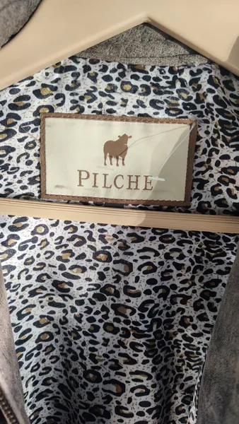 Jaqueta em couro Pilche