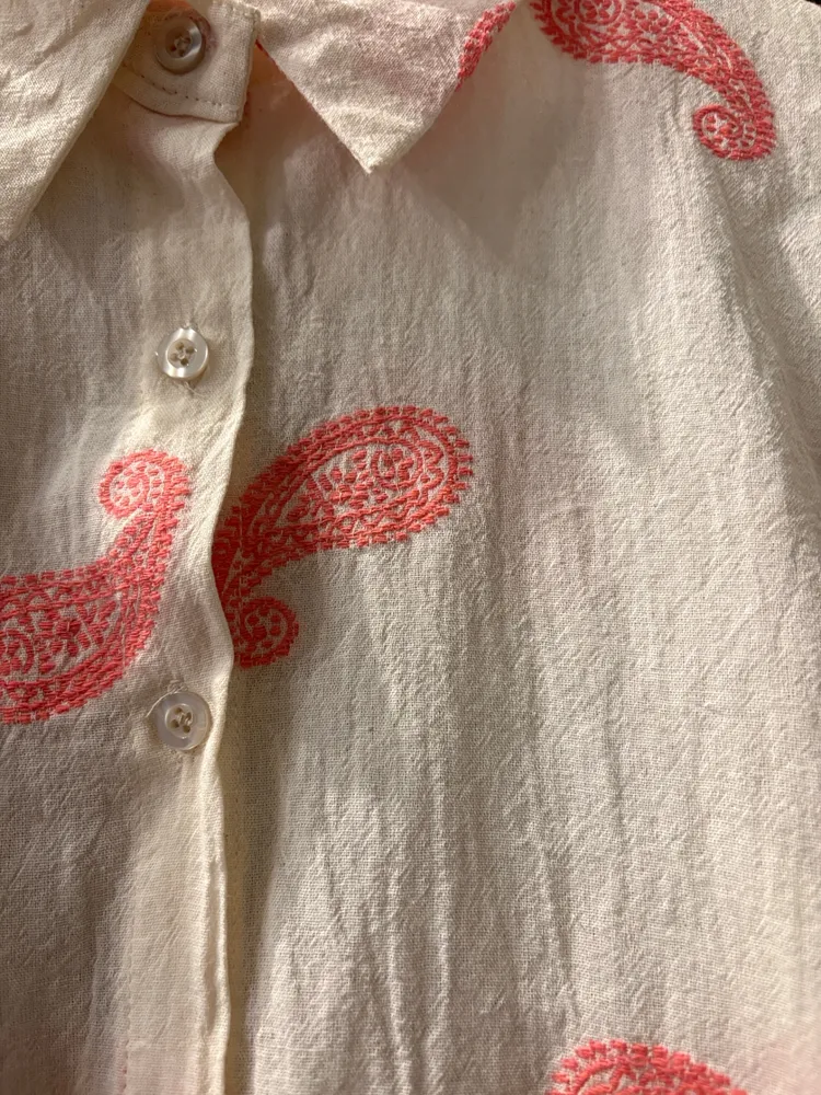 CAMISA BORDADA LINHO