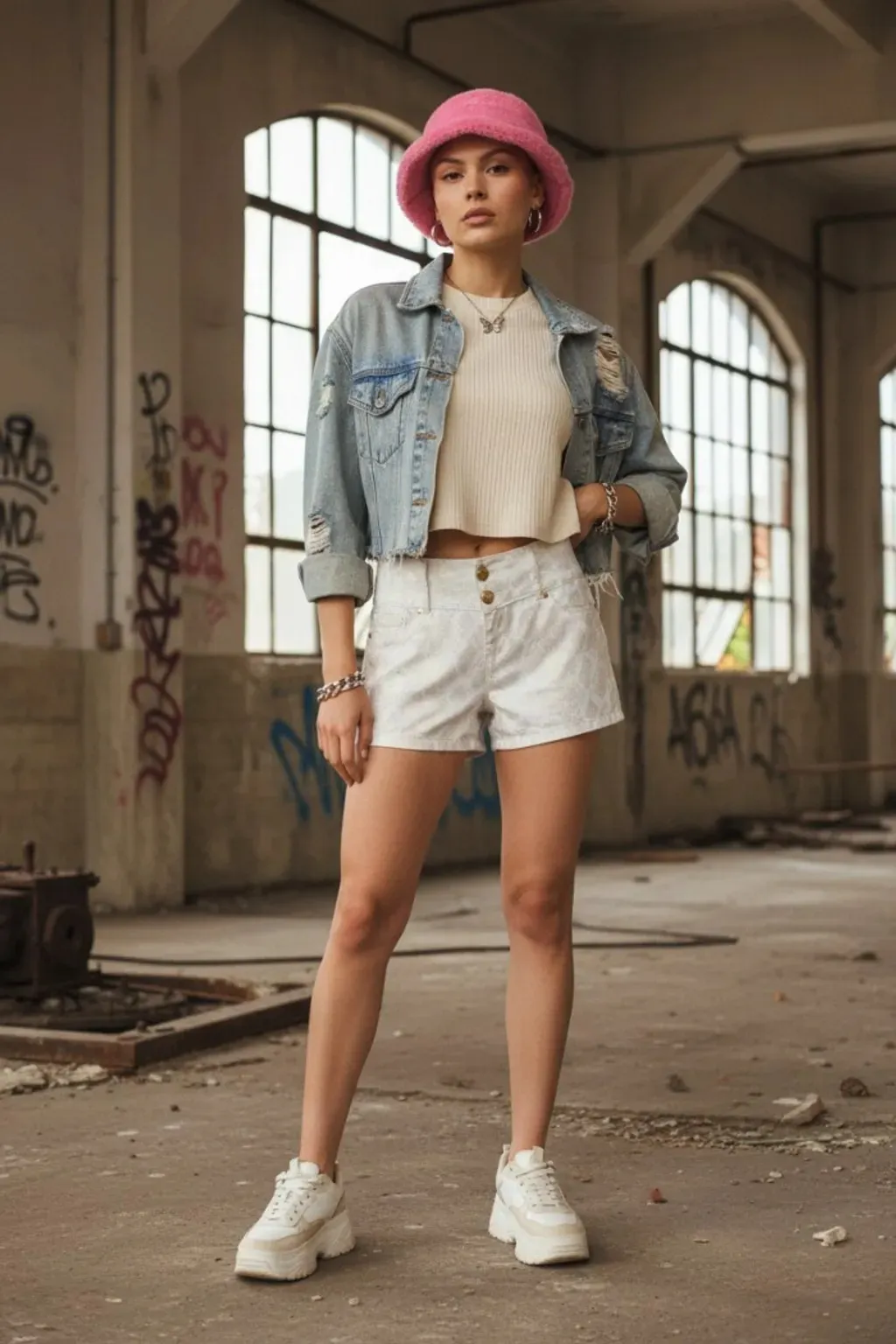 Short animal print dourado - Juju Salimene