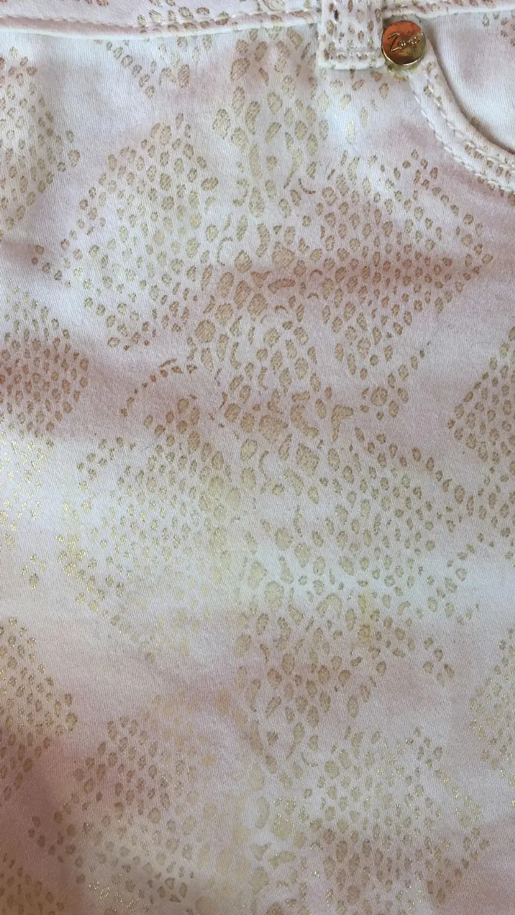 Short animal print dourado - Juju Salimene