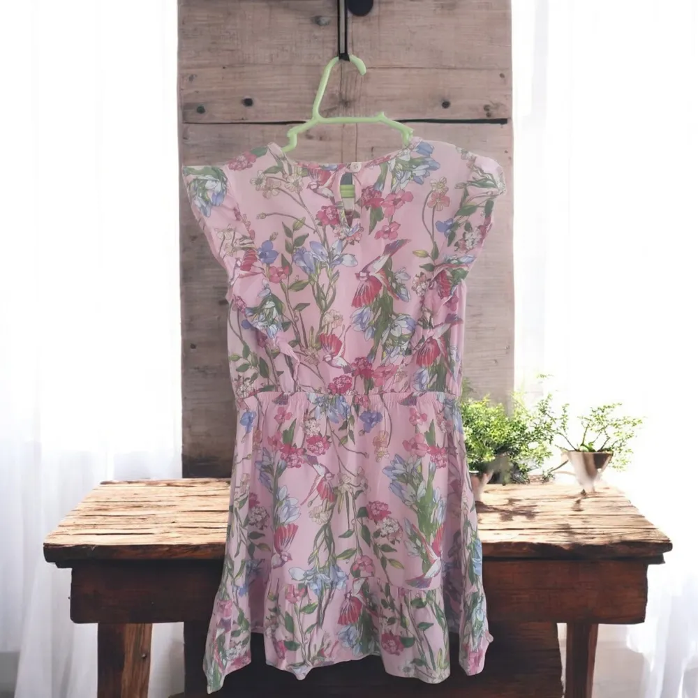 Vestido Fuzarka rosa estampado