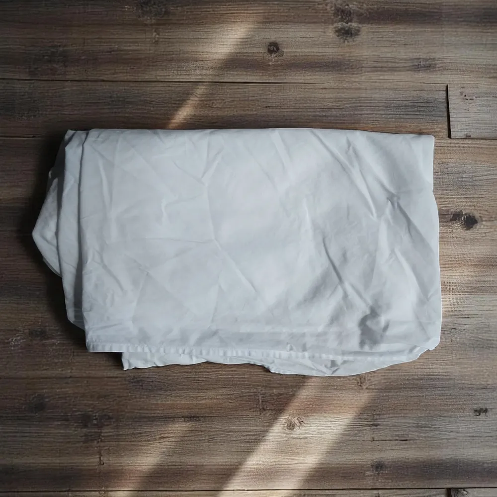 Lençol Branco para berço americano