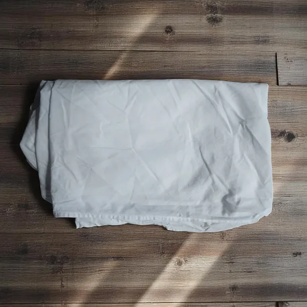 Lençol Branco para berço americano
