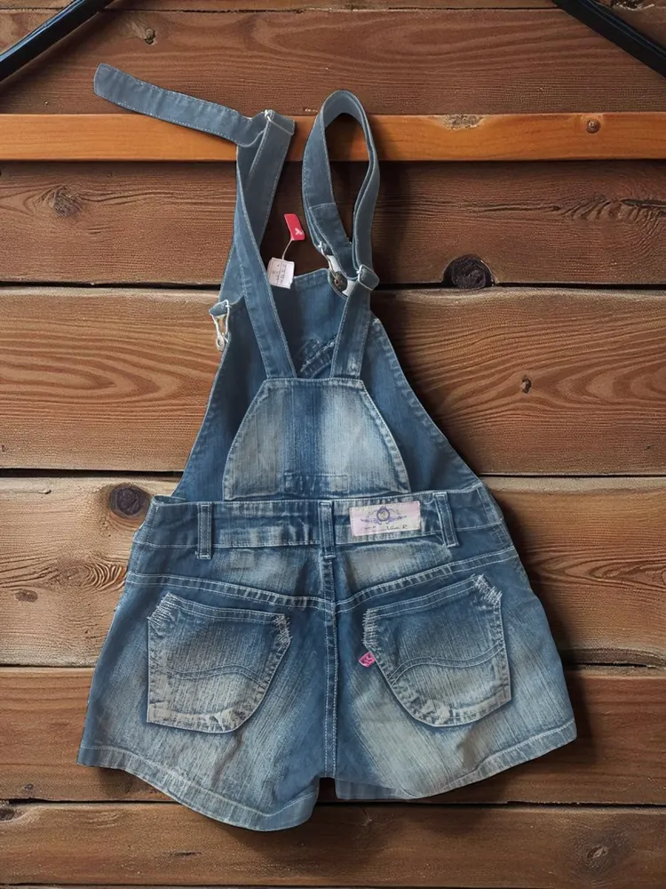Jardineira jeans Via R
