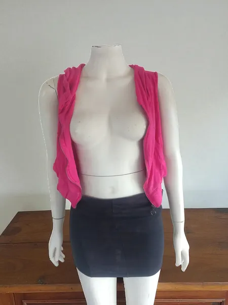Cropped malha rosa POOL