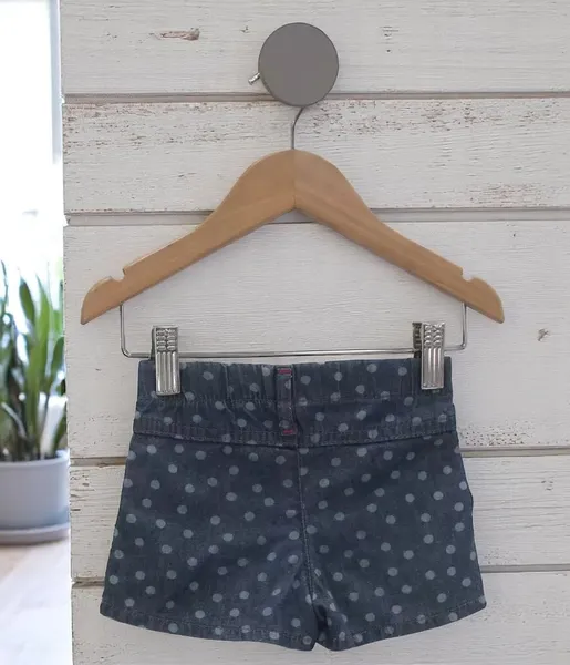 Shortinho Jeans Poá Pop Corn