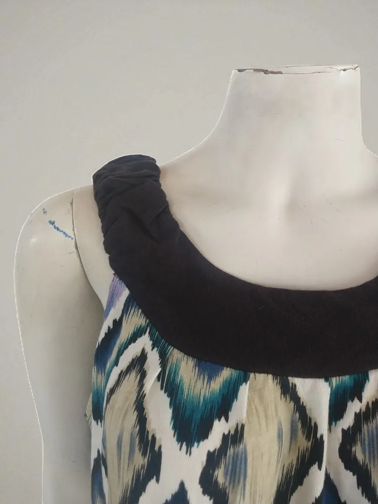 Regata PLUS SIZE algodão losangos coloridos