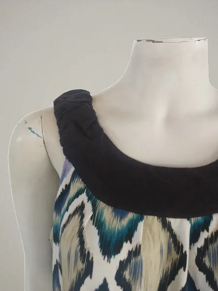 Regata PLUS SIZE algodão losangos coloridos